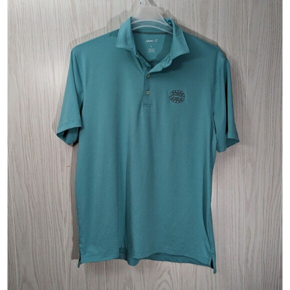 johnnie-O Other - johnnie-O Performance Polo Shirt L Teal Blue NASCAR Speedway Motorsports Golf